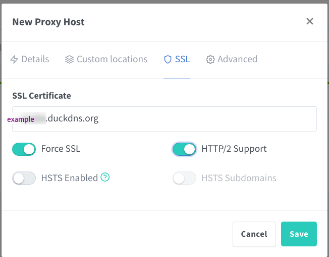 Assign the SSL Certificate